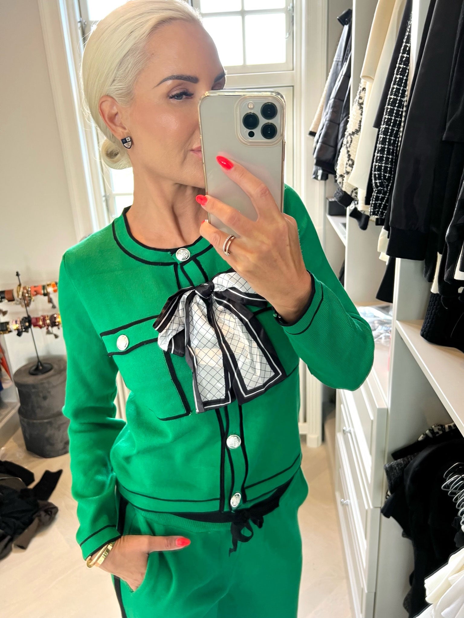 Zola - Klassisk striksæt med knapper